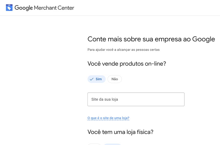 google merchant center como configurar